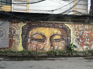 buddha street art Kathmandu