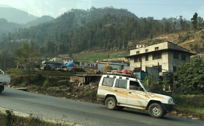Bus Route From Kathmandu to Pokhara