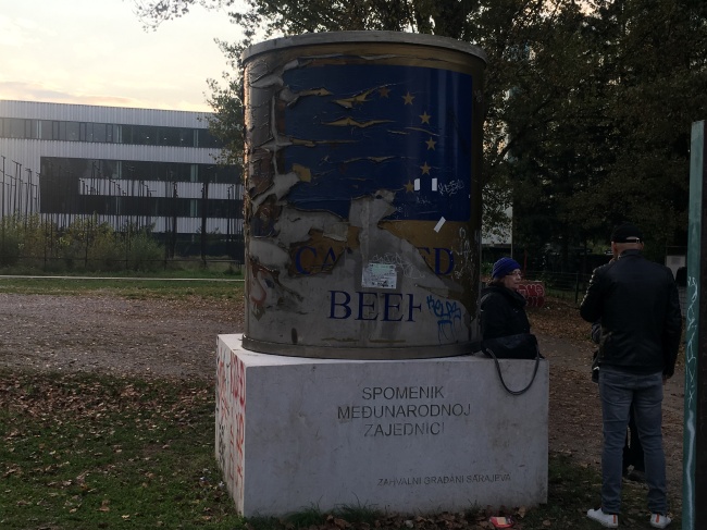 Canned Beef Monument Sarajevo